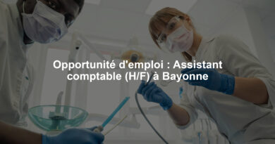 Opportunité d'emploi : Assistant comptable (H/F) à Bayonne