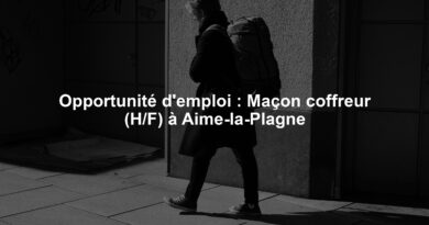 Opportunité d'emploi : Maçon coffreur (H/F) à Aime-la-Plagne