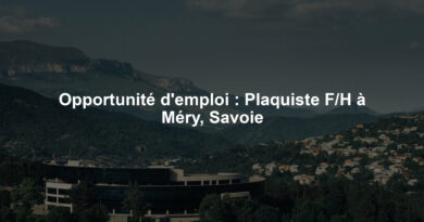 Opportunité d'emploi : Plaquiste F/H à Méry, Savoie