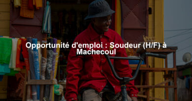 Opportunité d'emploi : Soudeur (H/F) à Machecoul