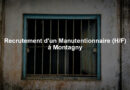 Recrutement d'un Manutentionnaire (H/F) à Montagny