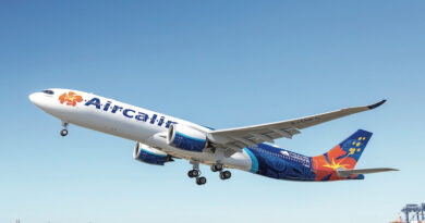 ​Reprise du vol direct Papeete-Noumea avec AirCalin