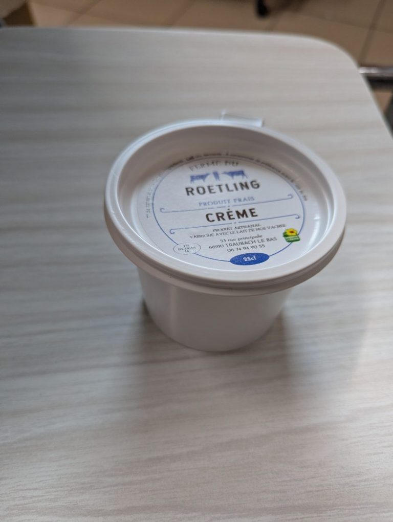 Rappel Consommateur – Détail Crème Ferme du Roetling