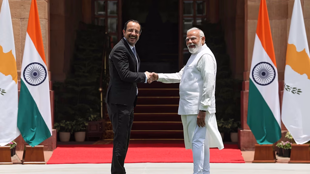 Inde et Chypre signent des accords bilatéraux sous la direction de Modi et Christodoulides.
