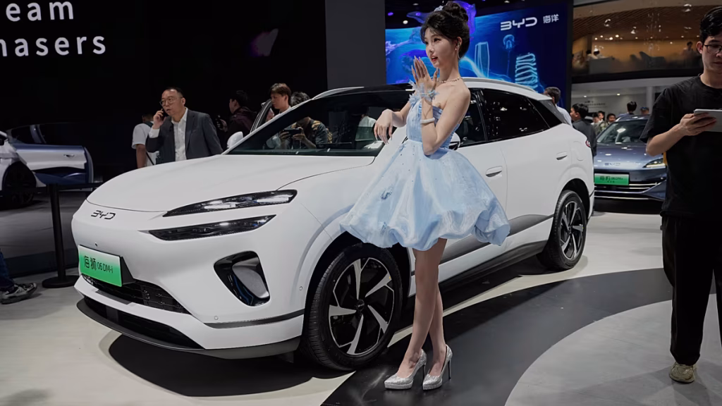 Les constructeurs chinois augmentent leur part de marché dans l’UE avec les véhicules électriques.
