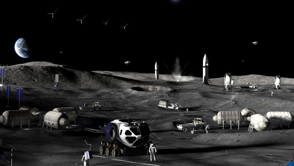 NASA dévoile un projet d’une ville lunaire s’étendant sur plusieurs centaines de kilomètres carrés.