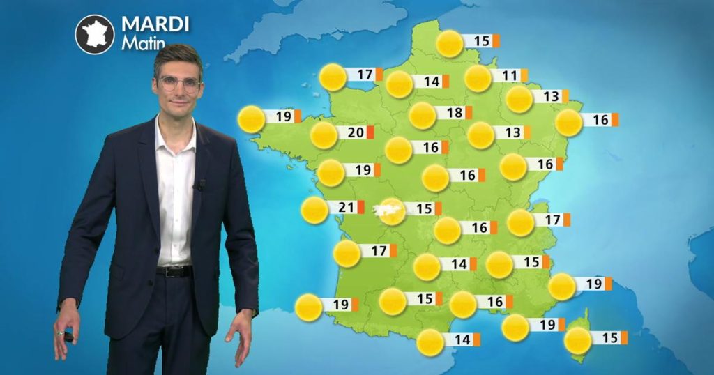 Vague de chaleur exceptionnelle : 34°C à Paris et 36°C à Nantes aujourd’hui.