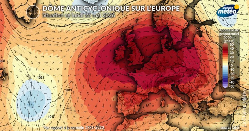 Record de chaleur pour un mois de mai : analyse des causes et conséquences en France.