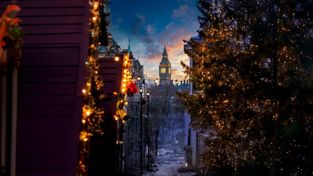 Londres propose des expériences insolites pour Noël dans divers quartiers.