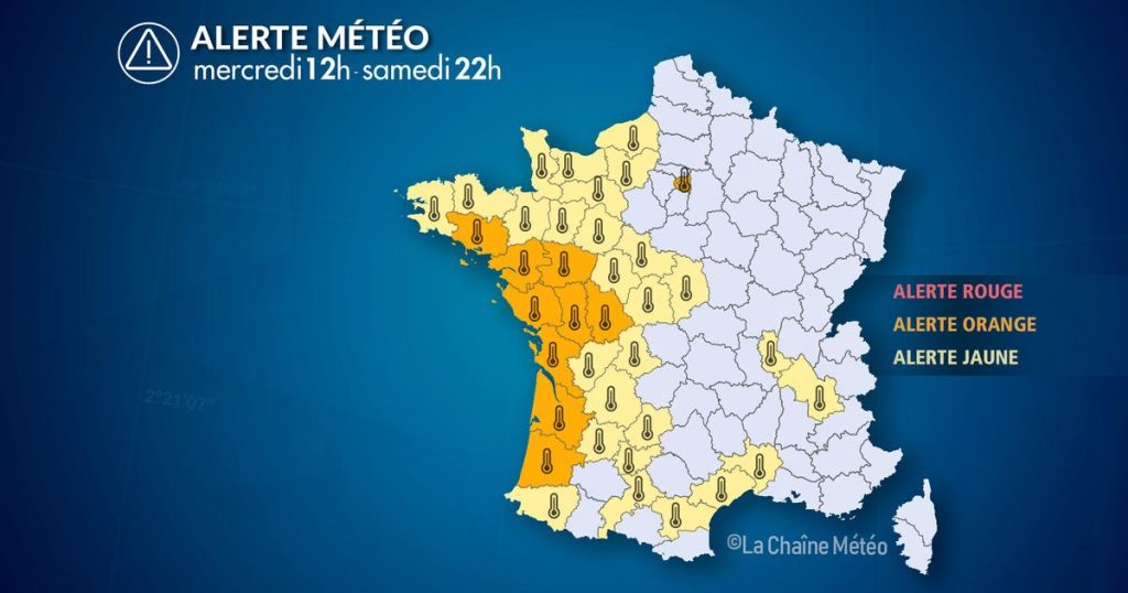 Alerte Météo : Canicule et vagues de chaleur touchent plusieurs régions de France.