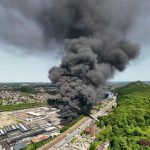 Incendie maîtrisé à Couillet : le calfeutrement confirmé jusqu’à nouvel ordre.