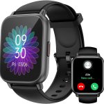 RUIMEN Montre Connectée Sport IP68 avec Appels Bluetooth, Suivi de Fréquence Cardiaque et Oxygène