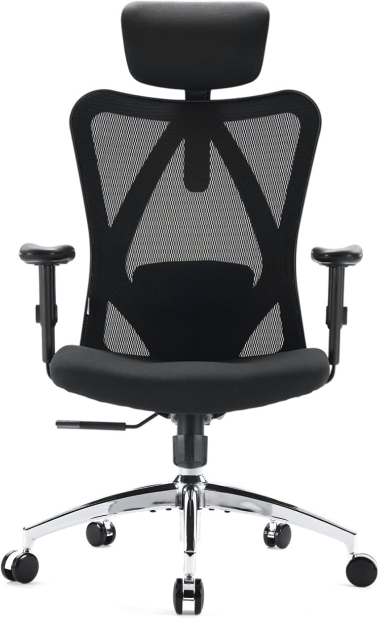 SIHOO lance une chaise de bureau ergonomique avec soutien lombaire et accoudoirs réglables, capacité de 150 kg.