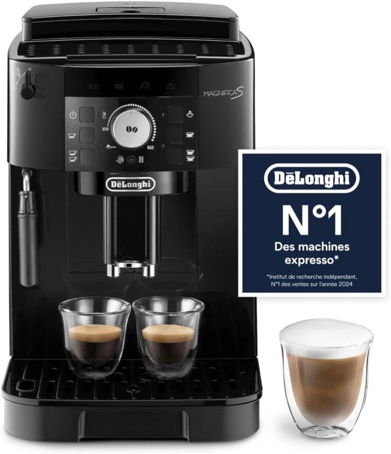 De’Longhi Magnifica S : Machine à café automatique avec mousseur manuel, modèle ECAM11.112.B