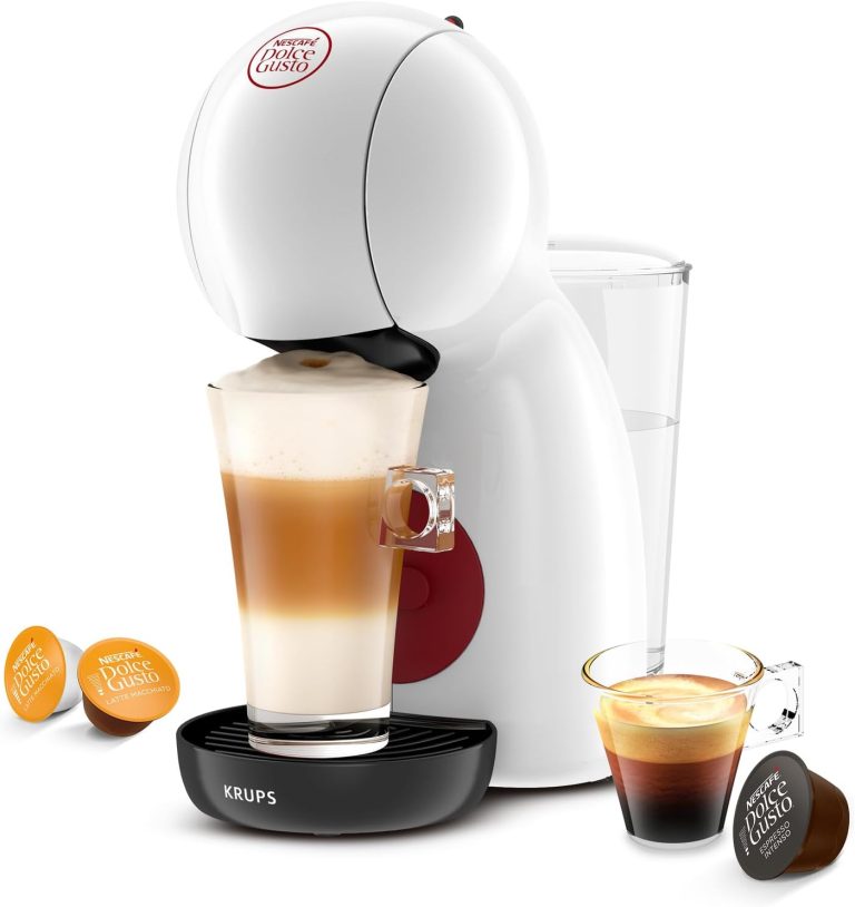 Nescafé Dolce Gusto Krups : machine à café compacte 15 bars avec mode économie.