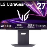 LG dévoile son moniteur de jeu UltraGear 27GX790A-B avec panel OLED QHD et taux de rafraîchissement de 480Hz.