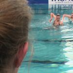 Championnat de France de natation artistique : les performances des jeunes sportives évaluées