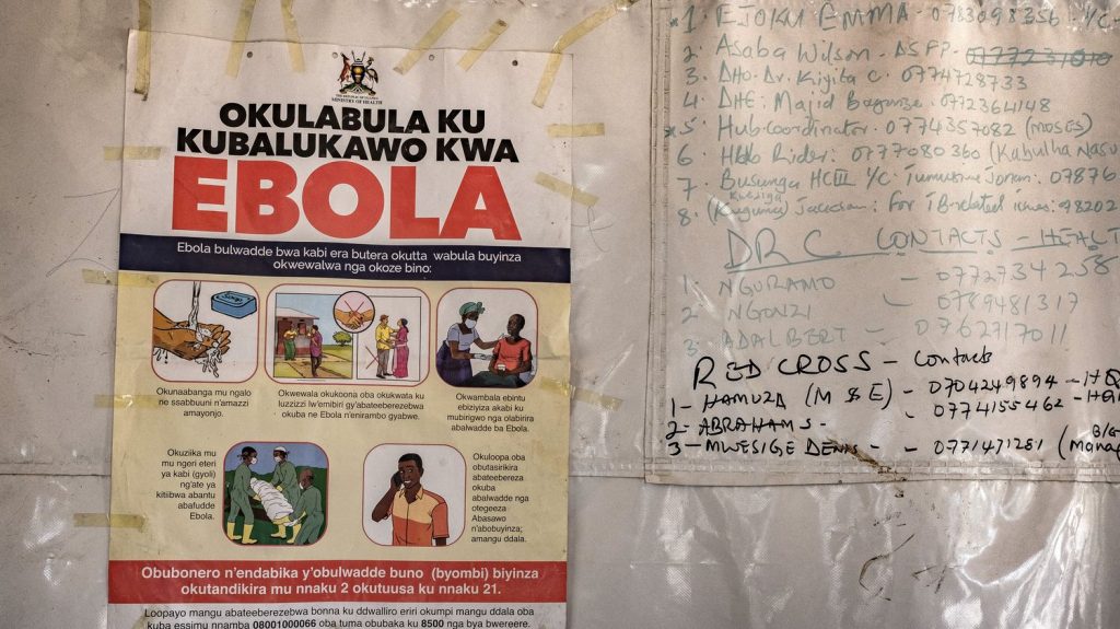 Ebola : le ministère de la Santé confirme trois nouveaux cas en Ouganda