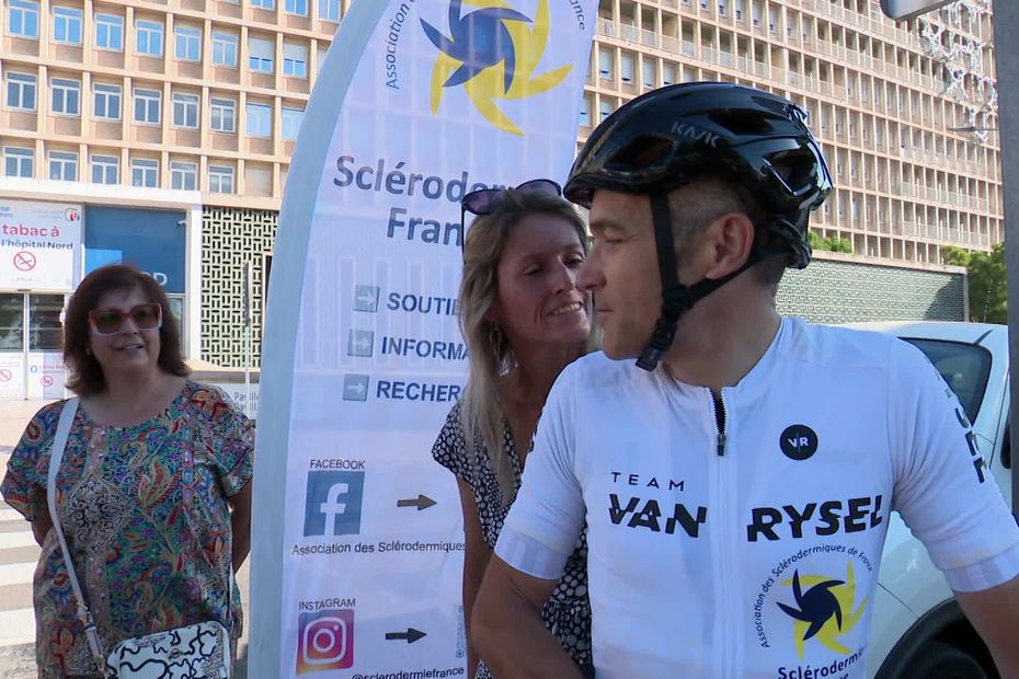 Un cycliste parcourt 1 200 km pour sensibiliser à la sclérodermie, maladie rare.