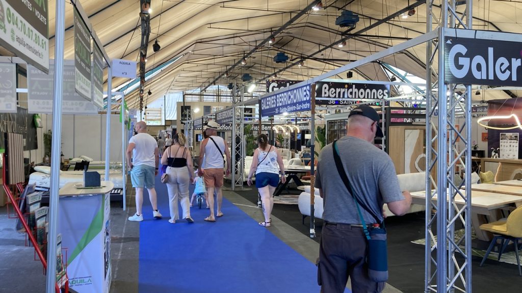 Baisse de fréquentation à la Foire-expo de Châteauroux en raison de la chaleur et de la conjoncture économique.