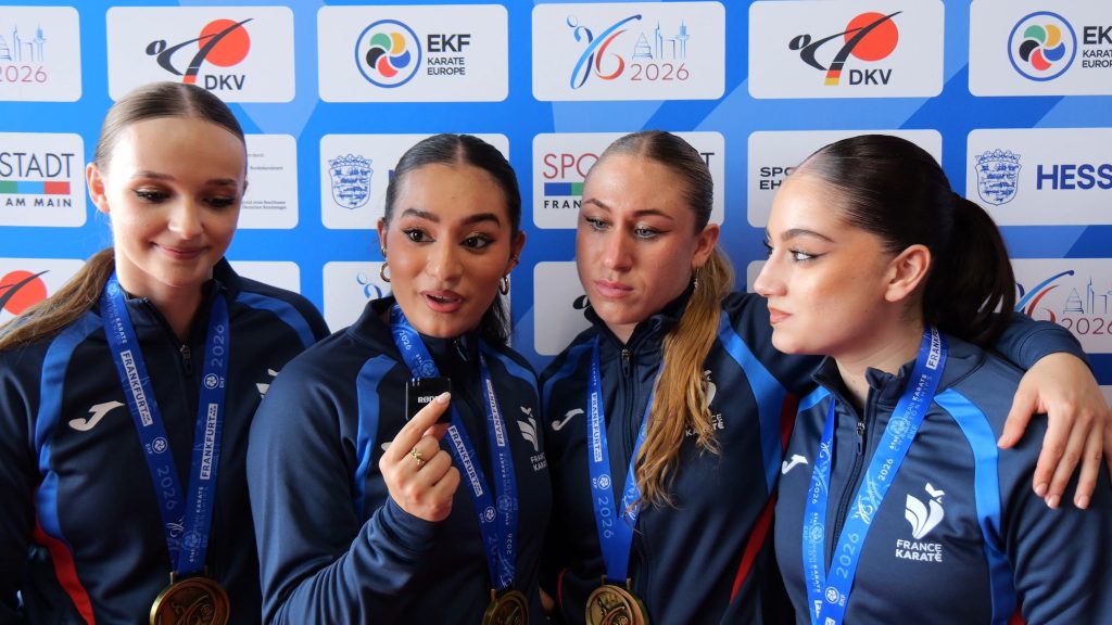 Les Françaises décrochent une 6e médaille de bronze consécutive en Kata par équipe aux Championnats d’Europe.