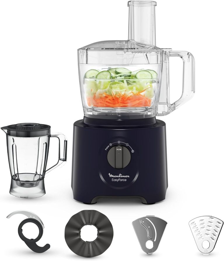 Moulinex Easy Force FP247810 : mixeur compact avec 25 fonctions et 6 accessoires en France