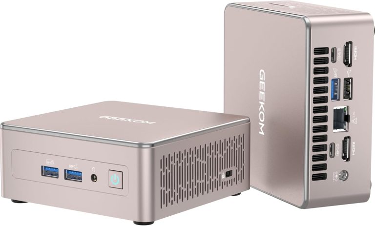GEEKOM A5 Mini PC : AMD Ryzen 5, 16 Go RAM et affichage 8K pour un usage professionnel