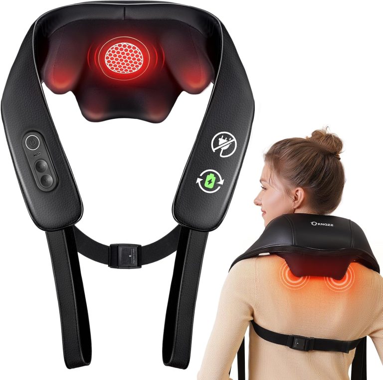 KNQZE Massager 4D pour dos et cou avec chauffage graphene et fonction sans fil