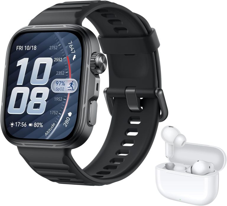HUAWEI Watch FIT 5 Pro et FreeBuds SE 4 : smartwatch et écouteurs avec GPS et ECG.