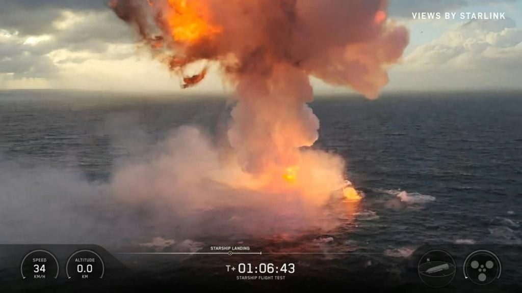 Essai réussi de la fusée Starship de SpaceX malgré des difficultés techniques.