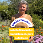 Isabelle Demoustier, propriétaire du parc de Saleccia, évoque les défis de la gestion environnementale.