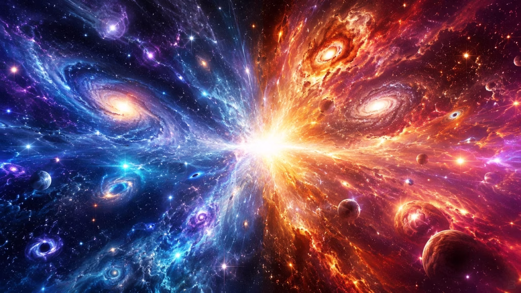 Une nouvelle théorie scientifique propose que le Big Bang ait créé deux Univers.