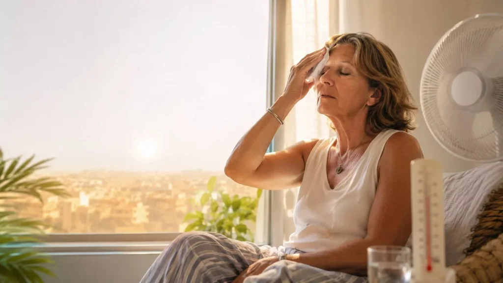 Fortes chaleurs : les femmes de 50 ans et plus face à des risques de santé accrus.