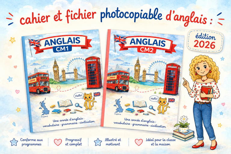 Cahier et fichier photocopiable d’anglais : nouvelles ressources pour les enseignants en France