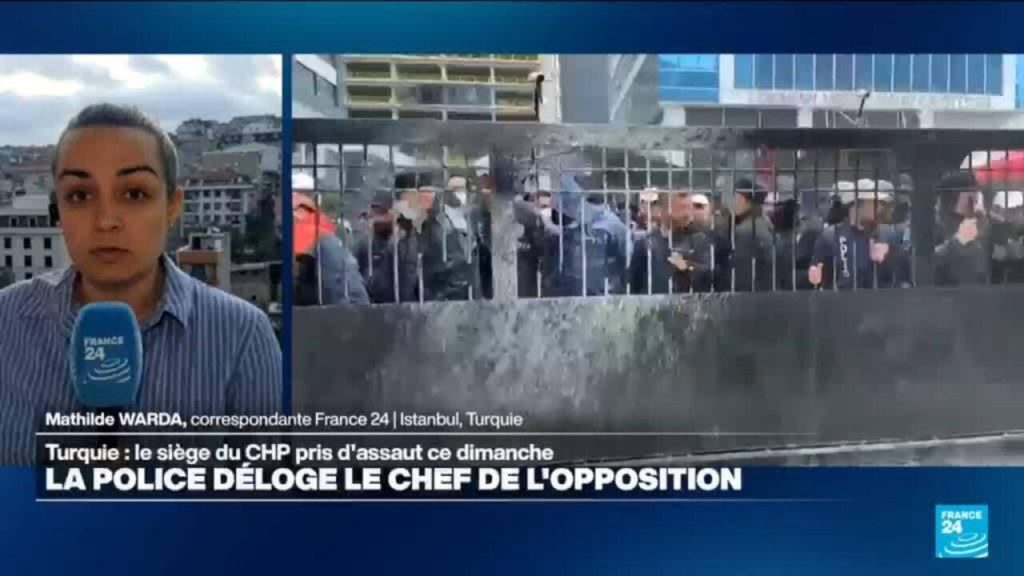 Turquie : la police évacue de force le leader du principal parti d’opposition