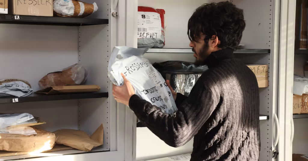 Press-shops se transforment en points relais de colis pour répondre à la demande croissante.