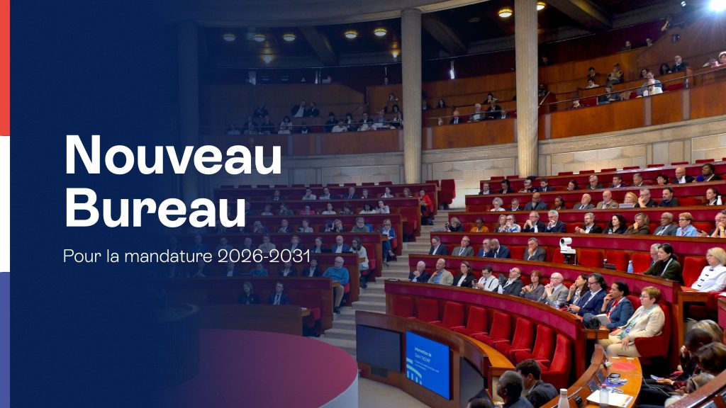 Composition du Bureau pour la mandature 2026-2031 : Répartition des postes clés au sein de l’institution.