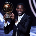 Ousmane Dembélé du PSG remporte le Ballon d&rsquo;Or, marquant une première pour le club.