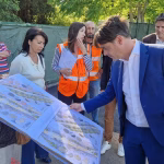 Premiers travaux de la voie de bus entre Grasse et Mouans-Sartoux : aperçu des réalisations.