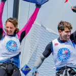 Tim Mourniac et Aloïse Retornaz, vice-champions du monde en Nacra 17 à Quiberon