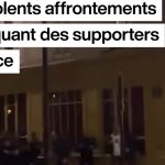 Affrontements violents à Paris entre supporters de Nice et forces de l’ordre.