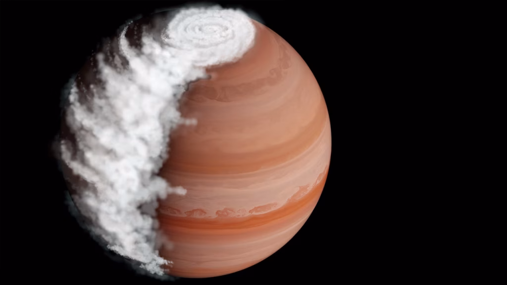 James-Webb détecte des nuages en formation sur une exoplanète éloignée.