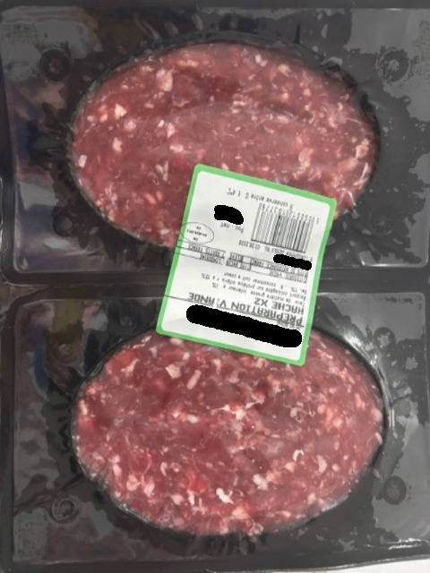 Rappel Consommateur – Détail Préparation viande hachée F.Duvacher