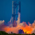 Essai de la fusée Starship de SpaceX réussit, marquant une avancée dans l&rsquo;exploration spatiale.