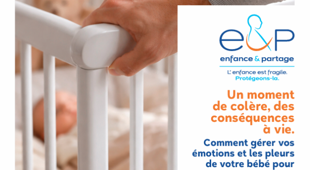 Gestion des émotions : une brochure sur les pleurs des bébés et leurs conséquences.