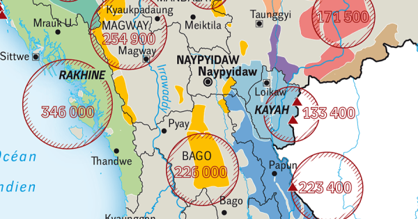 Groupes armés provoquent des déplacements massifs de populations dans plusieurs régions.