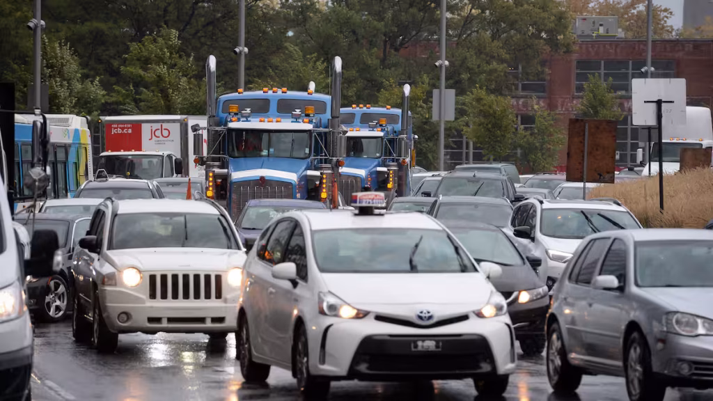 Secteurs à éviter sur la route durant le Grand Prix pour éviter des embouteillages.
