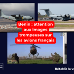 Bénin : mise en garde contre des images trompeuses des avions français sur les réseaux sociaux