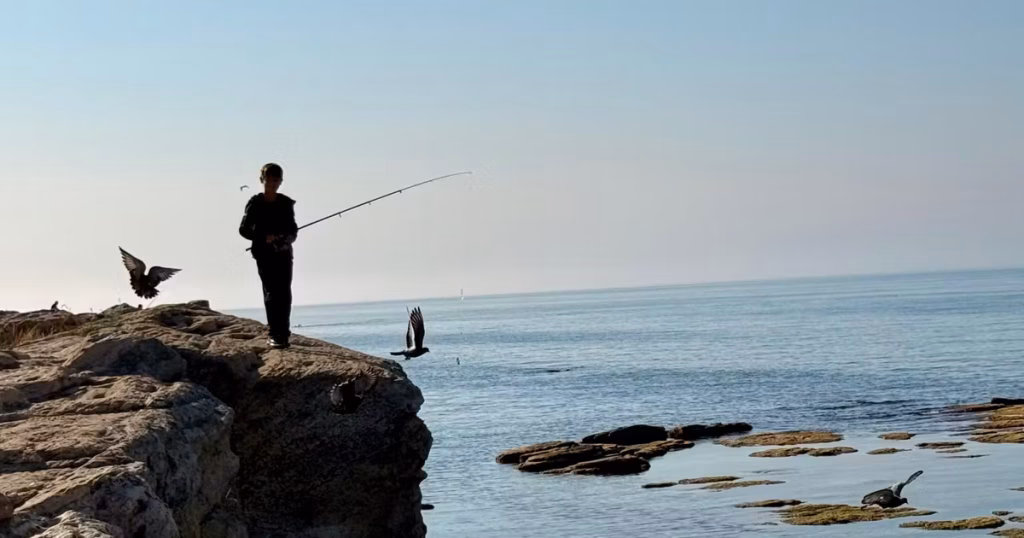 La mer Caspienne recule : des terres émergent là où l’eau était présente.