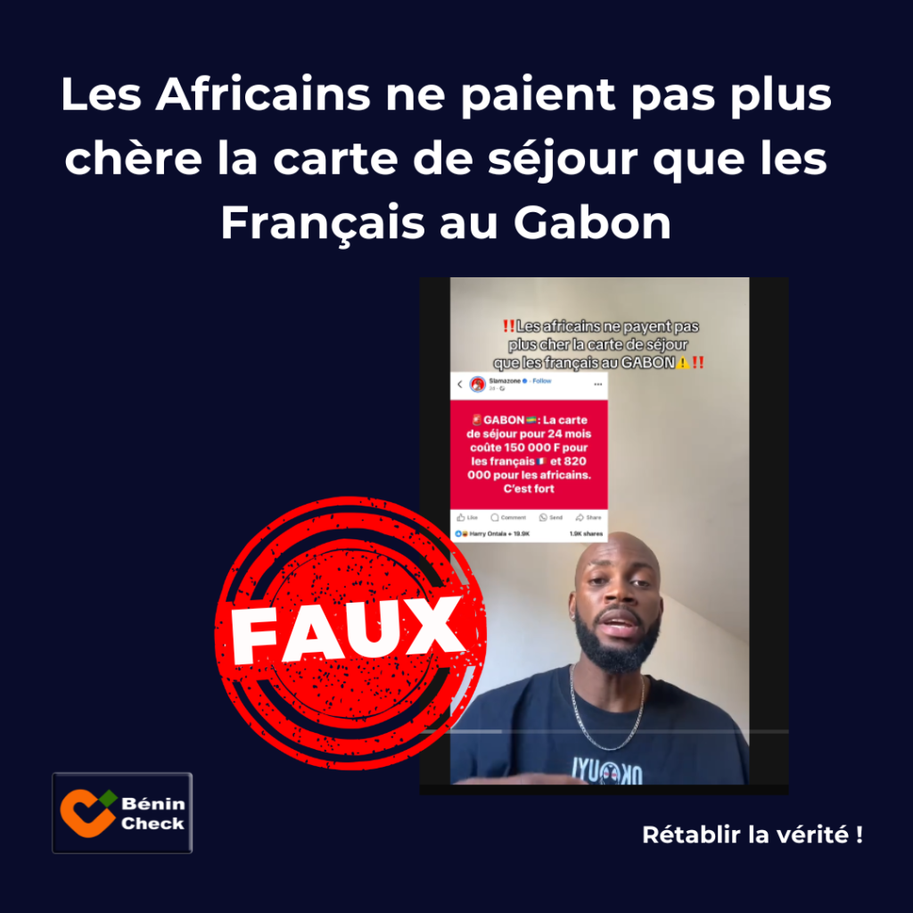 Carte de séjour au Gabon : Français avantagés face aux Africains, une polémique éclate